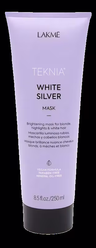 Teknia White Silver Mask